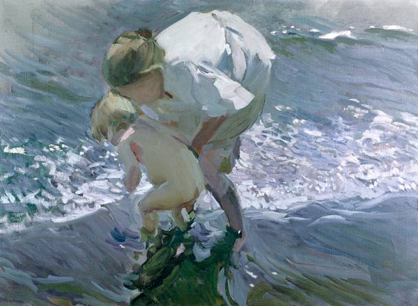 Natación en la playa – Sorolla Joaquín Sorolla 105x70