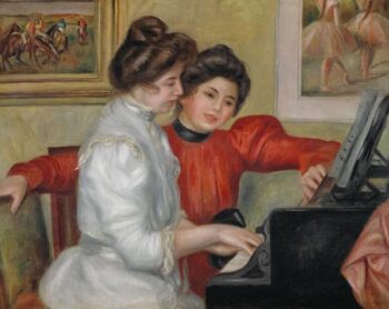 Yvonne y Christine Lerolle al piano – Pierre-Auguste Renoir Pierre-Auguste Renoir