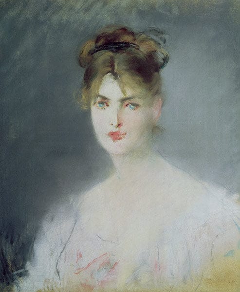 Retrato de una joven mujer con cabello rubio y ojos azules – Edouard Manet Édouard Manet 70x85